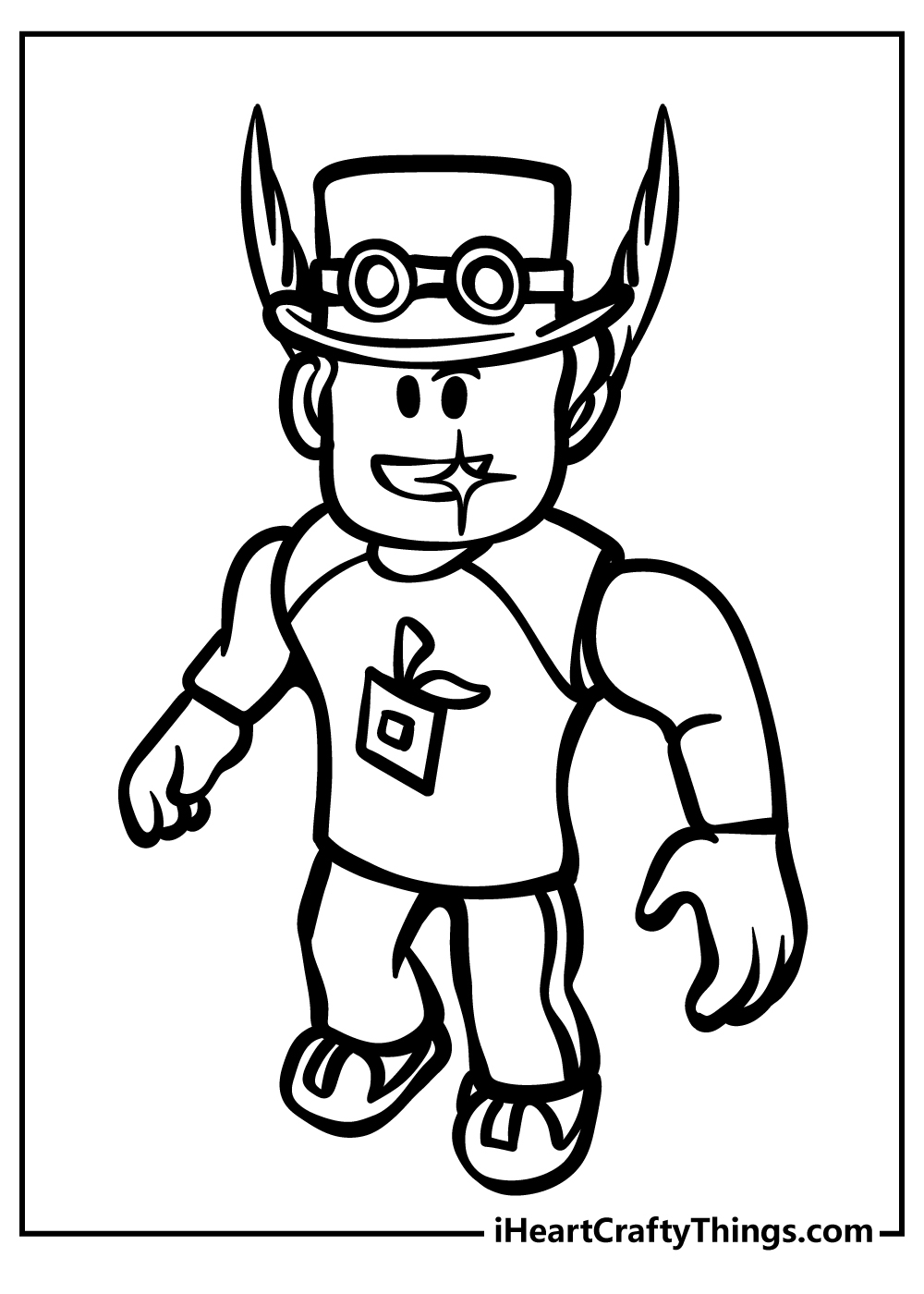 Free Roblox Coloring Pages