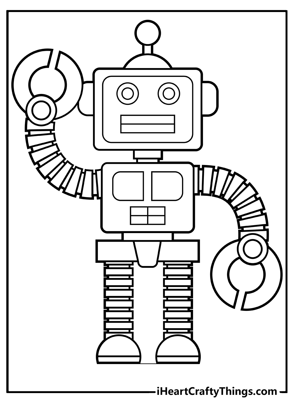 robot coloring pages 25 free printable pdfs to download