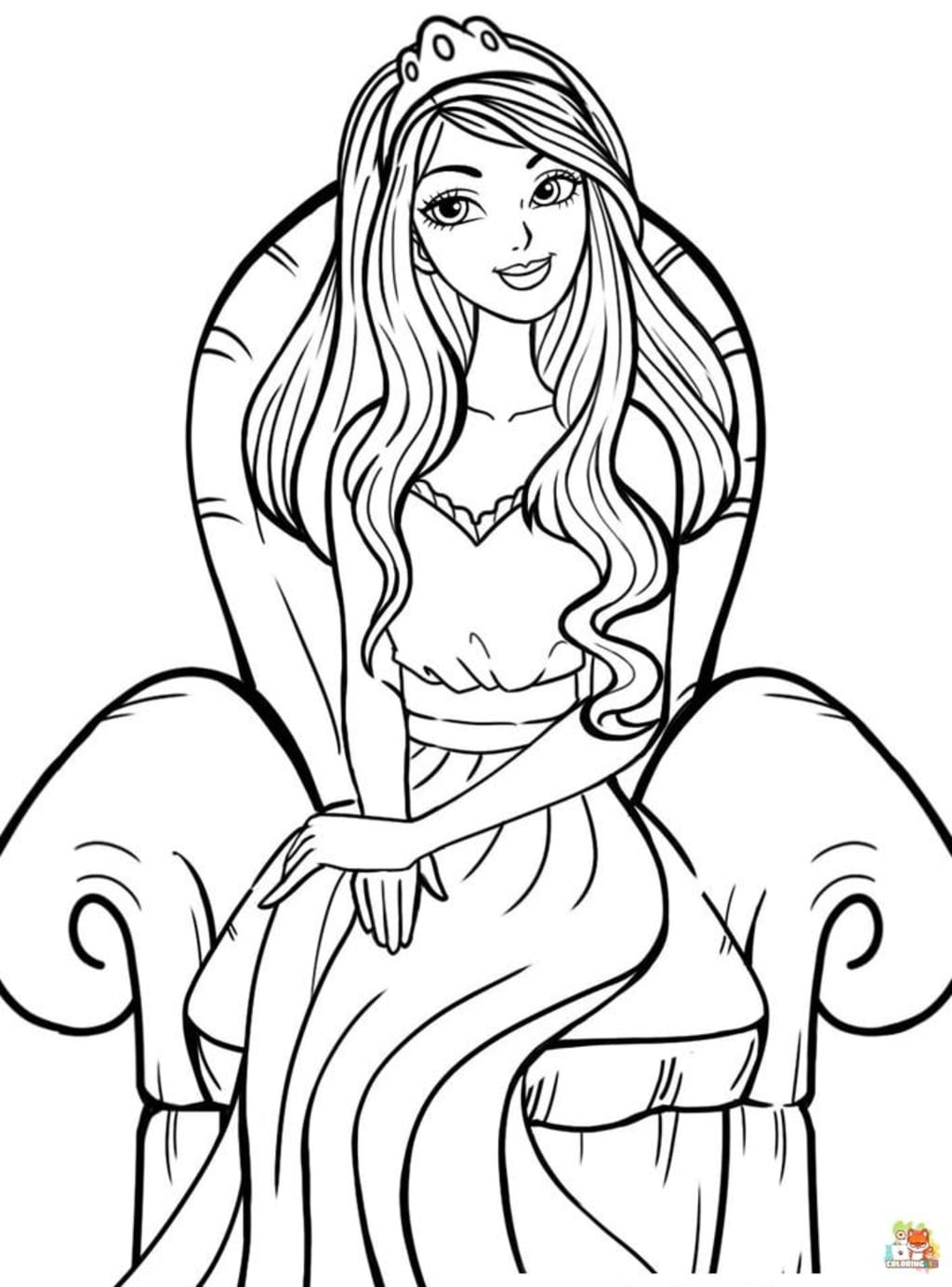 Free Printable Coloring Pages Of Princesses