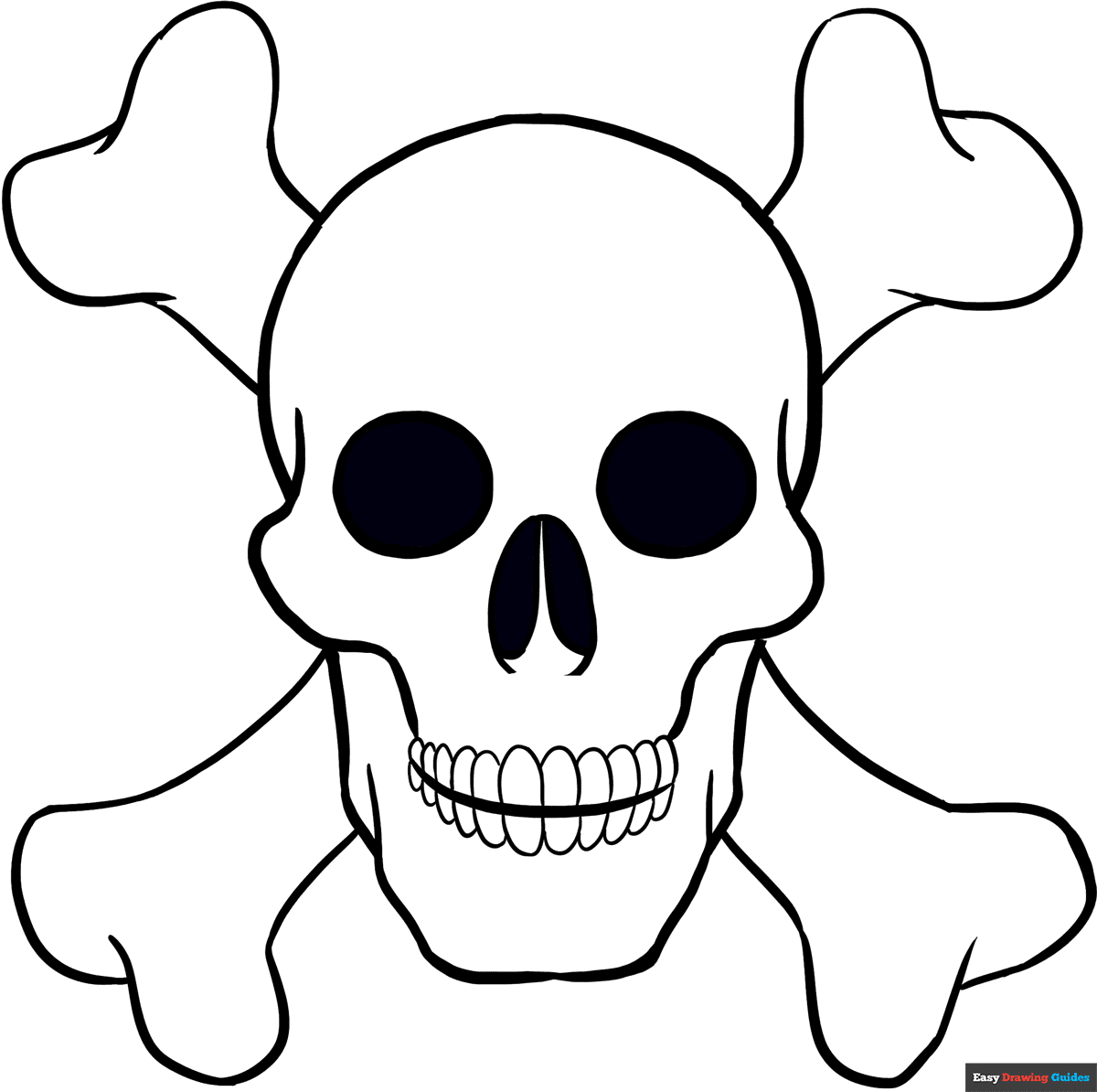 Printable Skull Coloring Pages