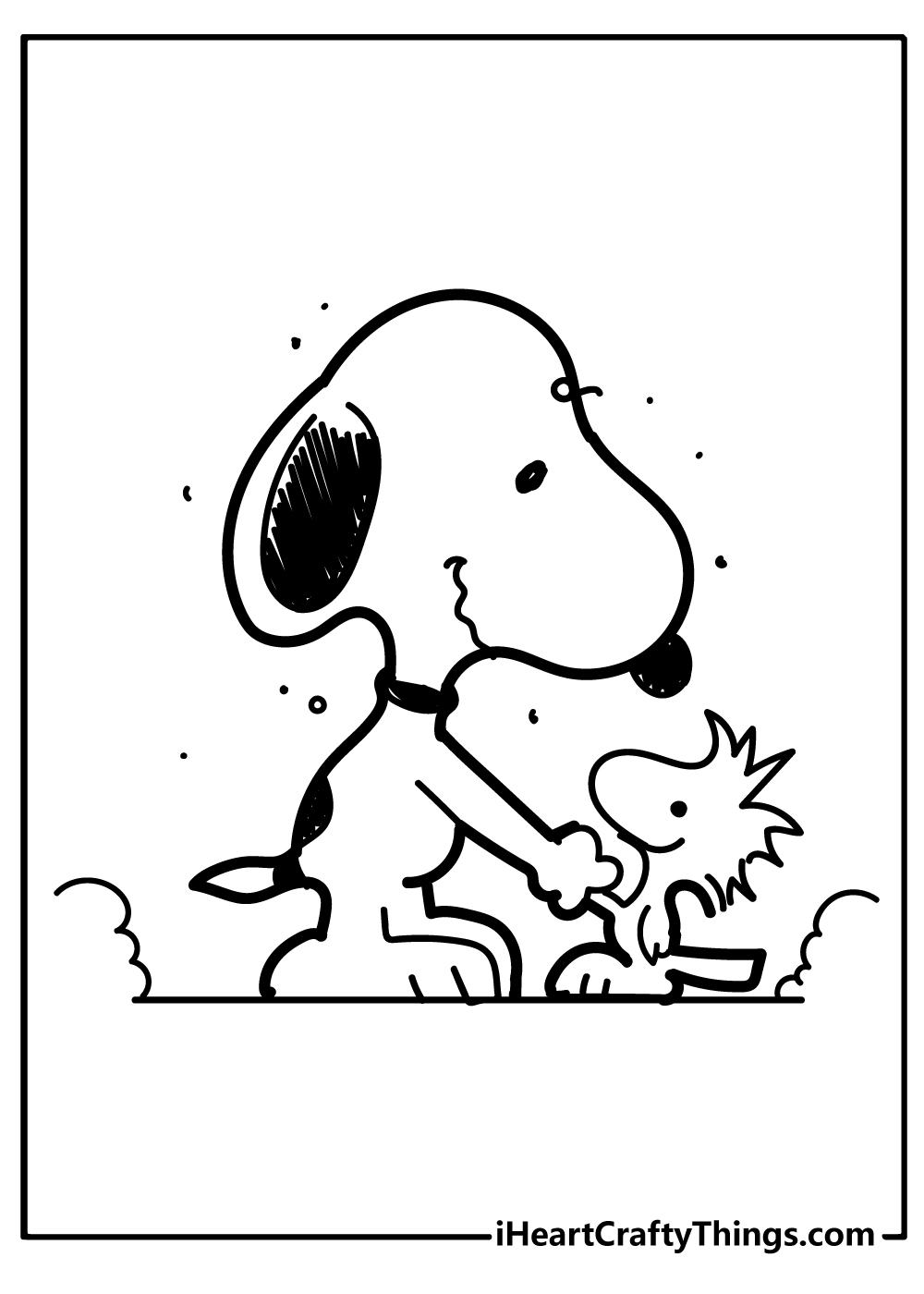 Free Printable Snoopy Coloring Pages