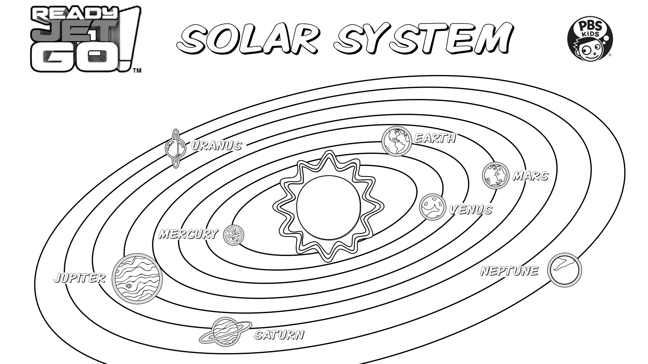 Printable Coloring Pages Solar System