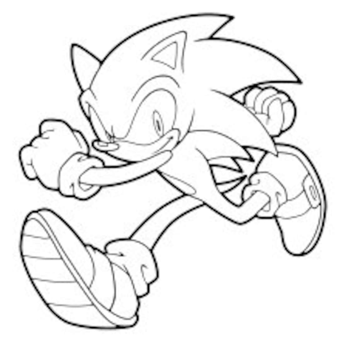 Sonic Printable Coloring Pages