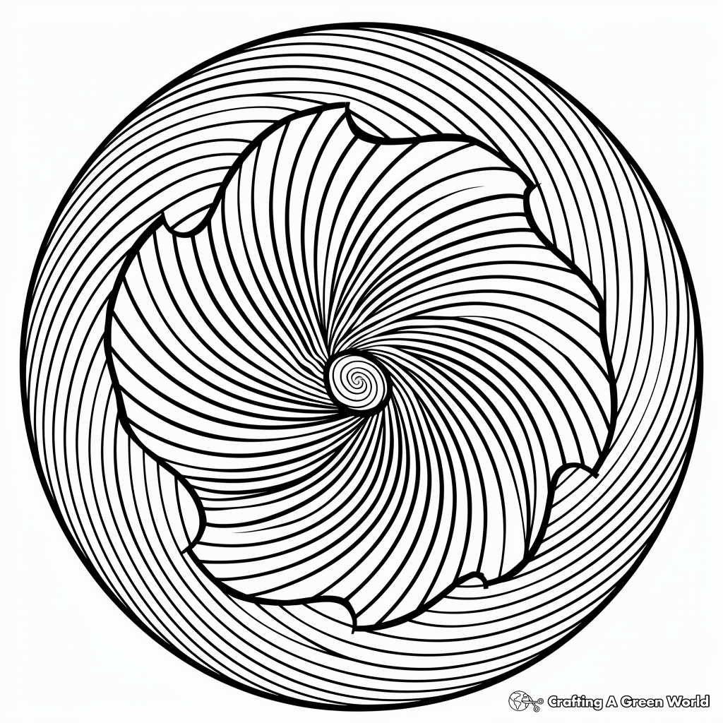 Spiroglyphics Kitsune Coloring Pages Printable Pdf