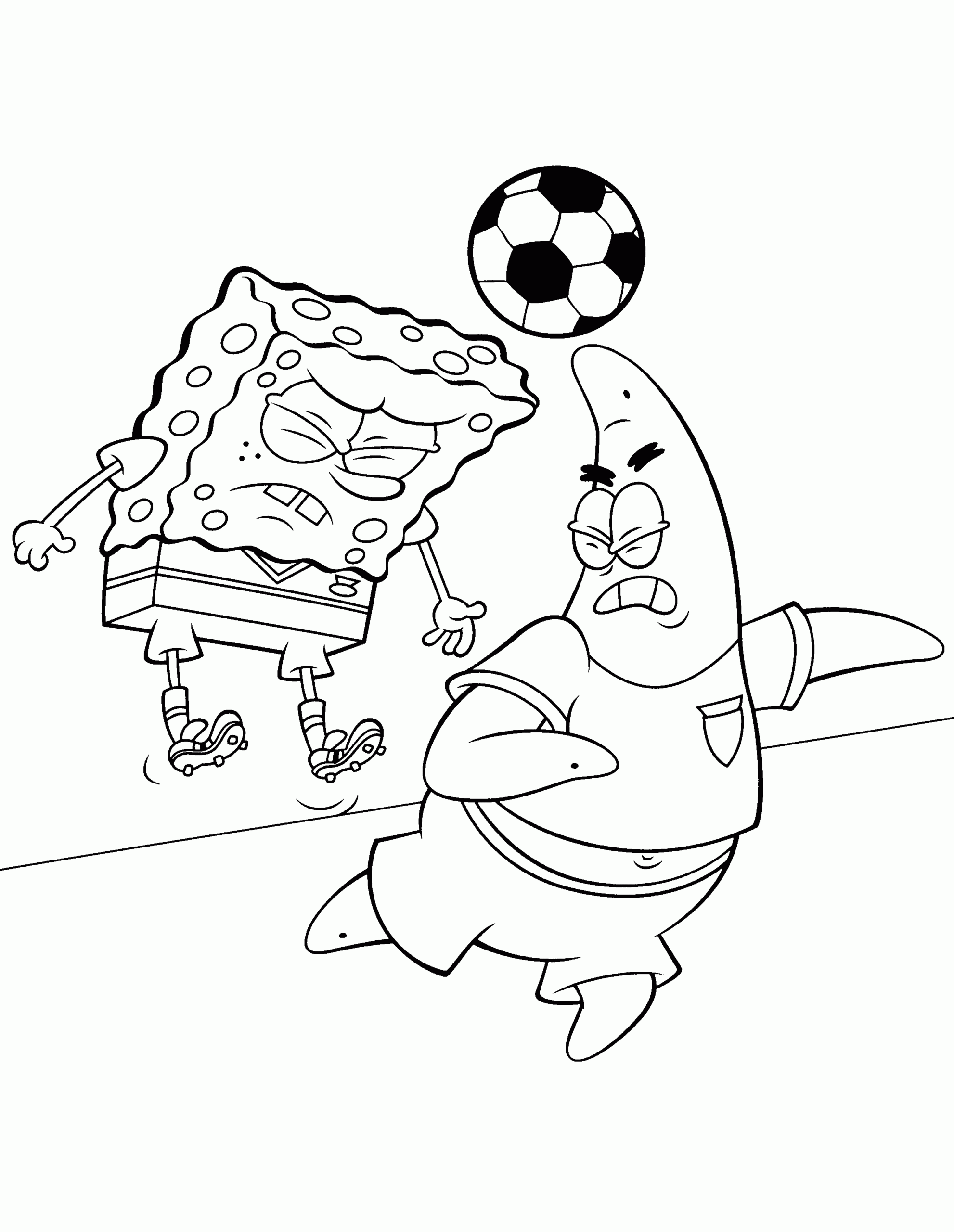 Spongebob Squarepants Coloring Pages Free Printable