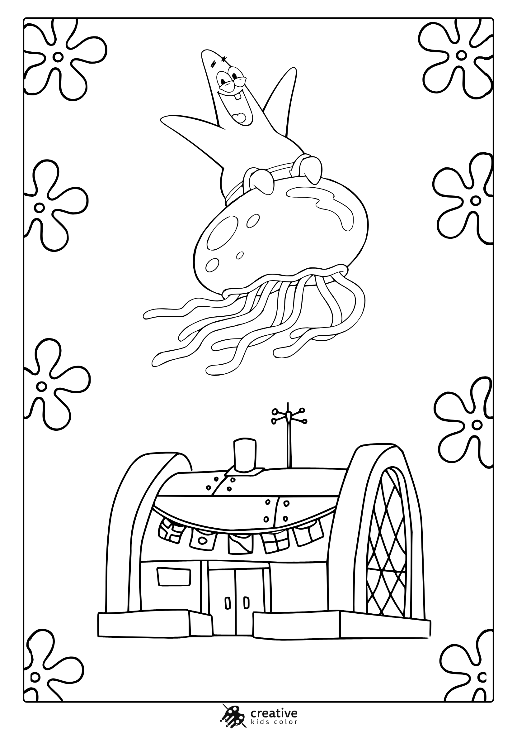 Spongebob Squarepants Coloring Pages Free