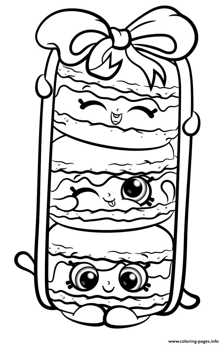 Printable Shopkin Coloring Pages