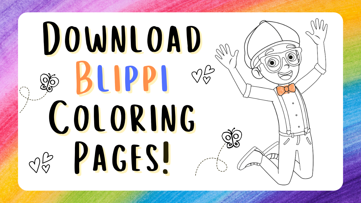 Start Coloring With Our Blippi Downloadables Studio Fun International