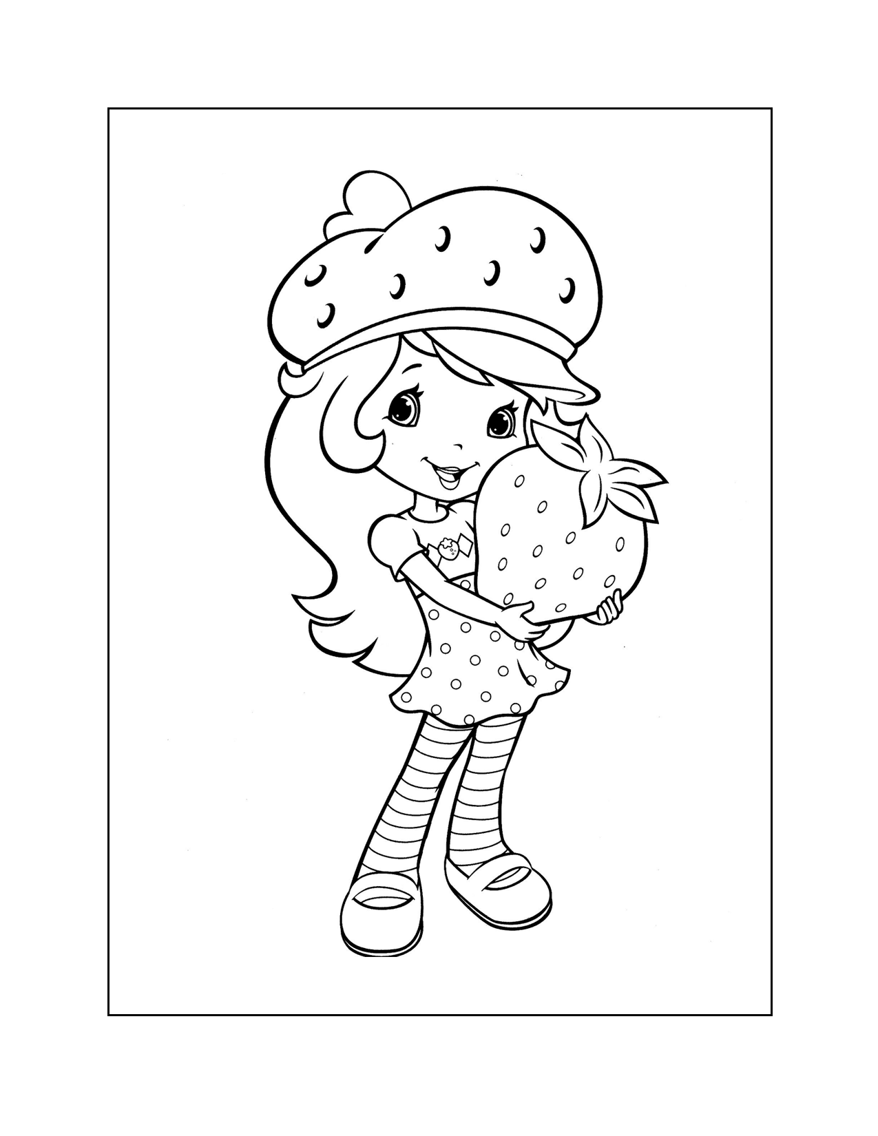 Strawberry Shortcake Coloring Pages Sweet Adventures Await