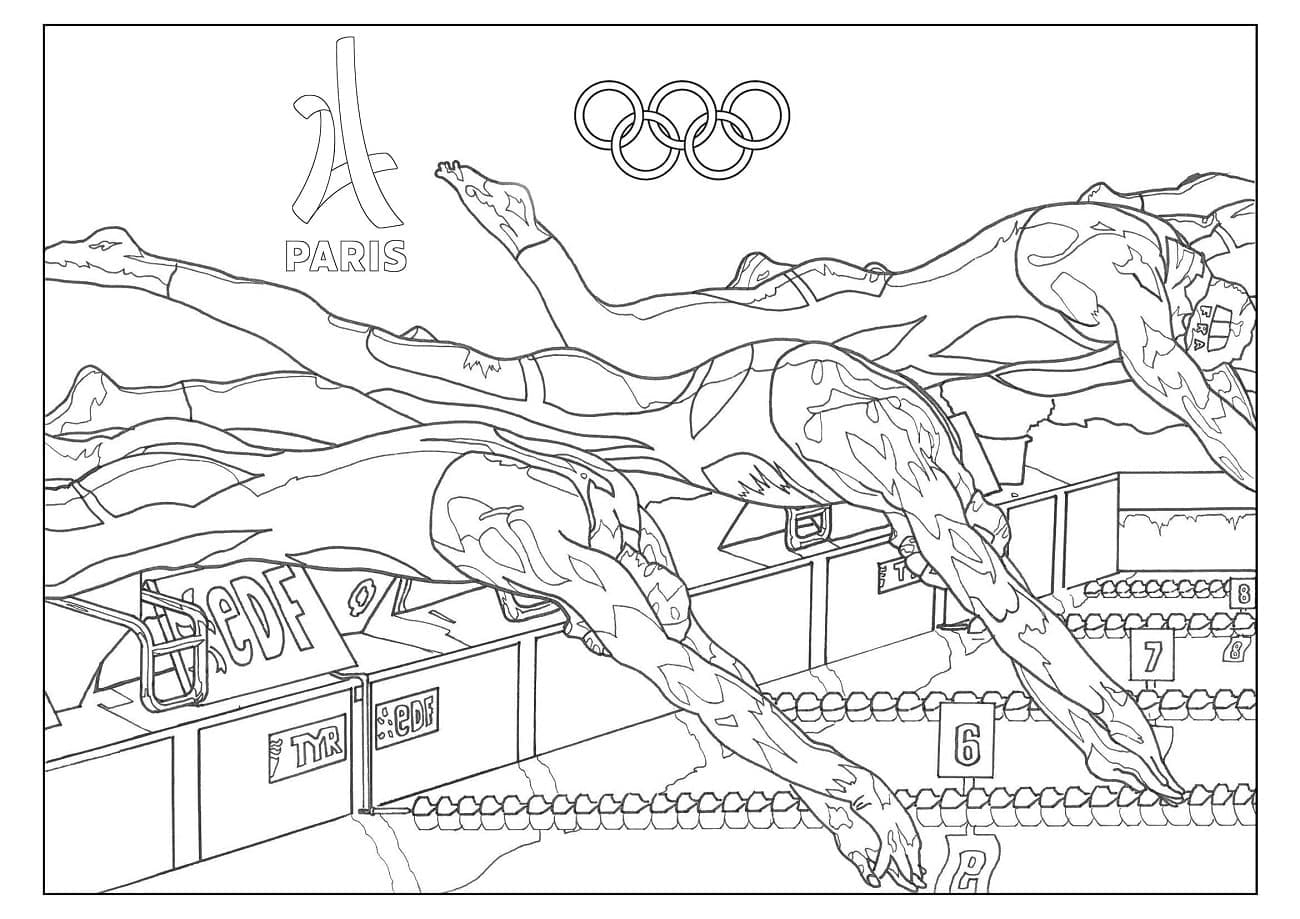 Olympic Coloring Pages Free