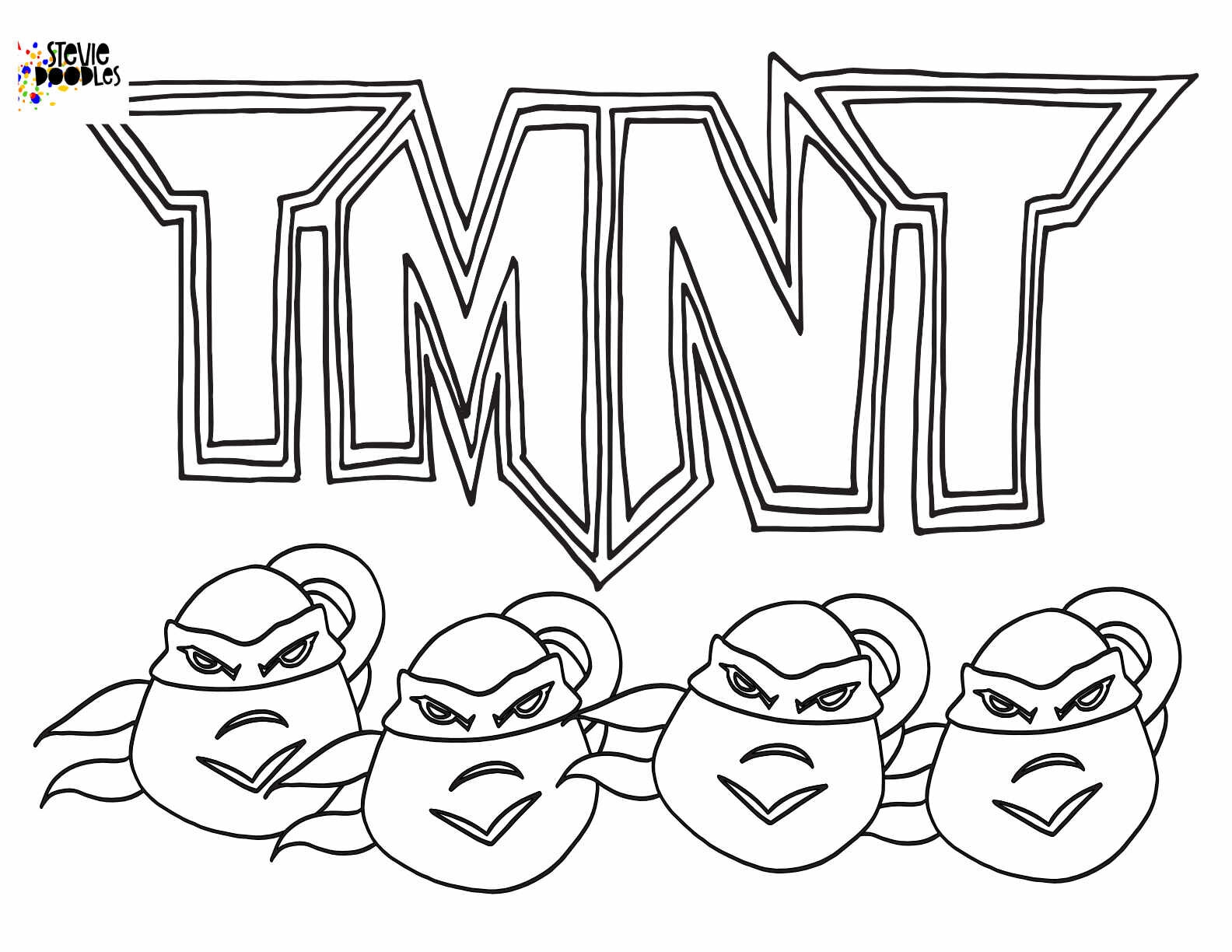 Free Teenage Mutant Ninja Turtles Coloring Pages