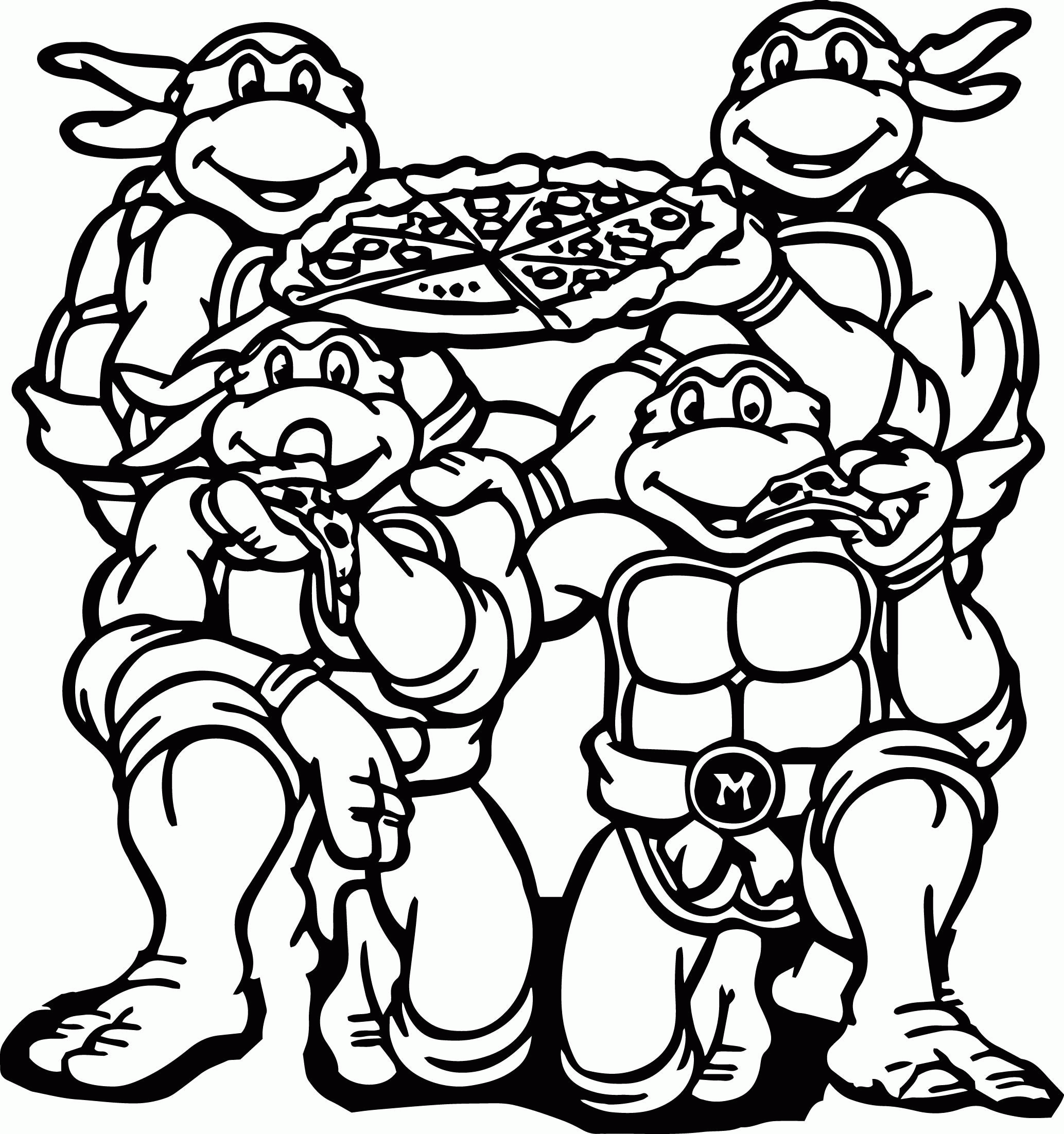  Teenage Mutant Ninja Turtles Coloring Pages Books 100 FREE And Printable 