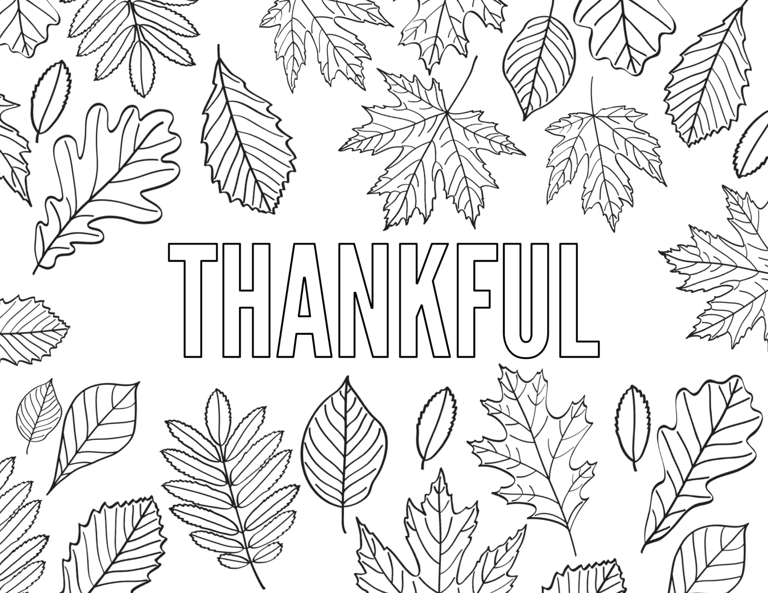 Free Printable Coloring Pages For Thanksgiving