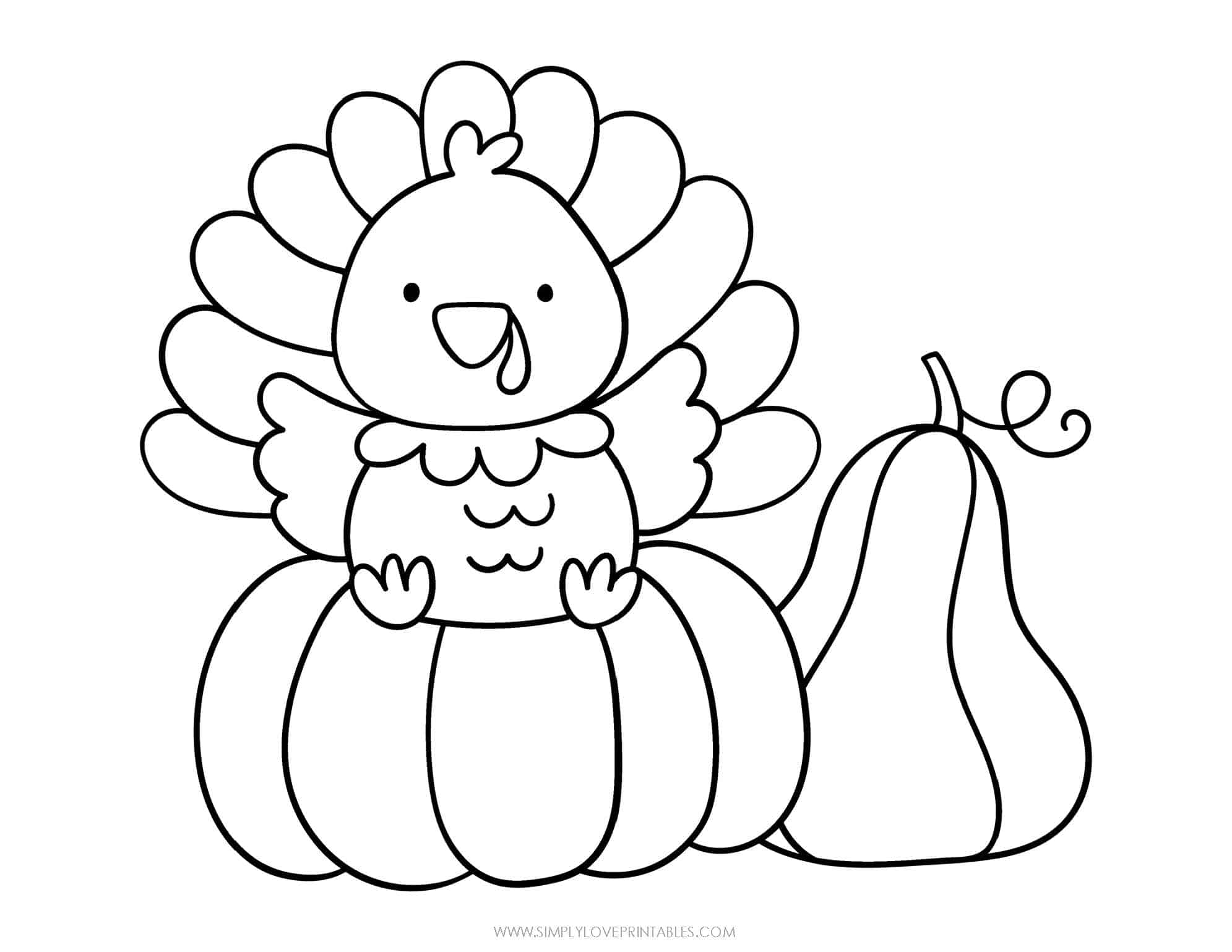 Thanksgiving Coloring Pages Fun For All Simply Love Printables