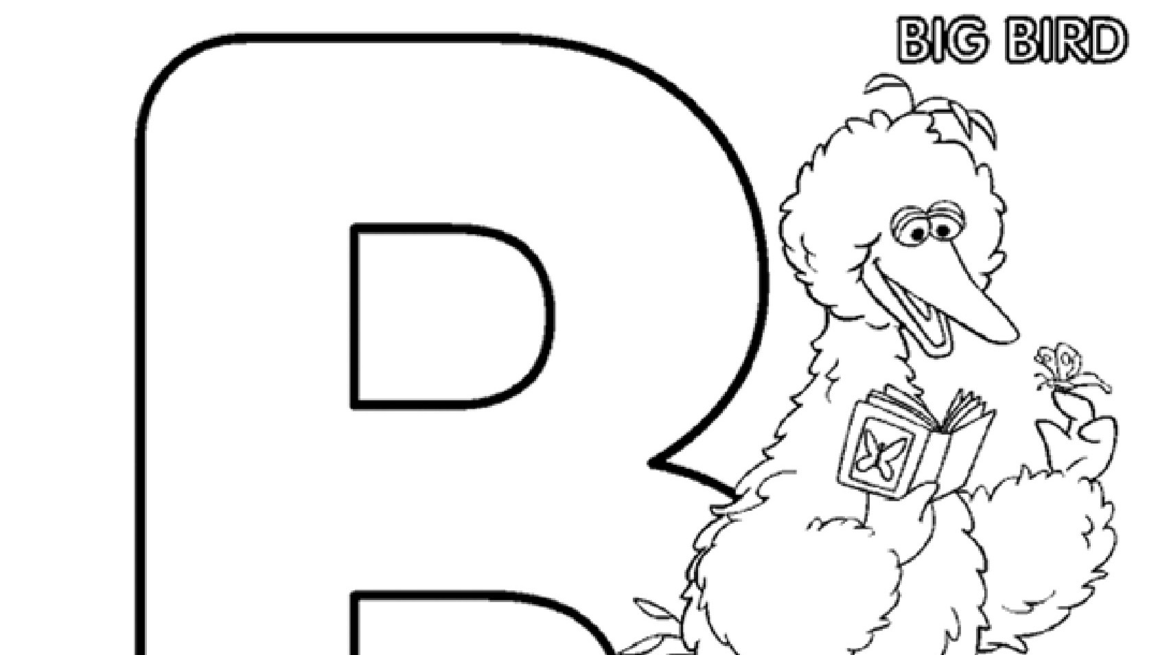 Letter B Coloring Pages Printable
