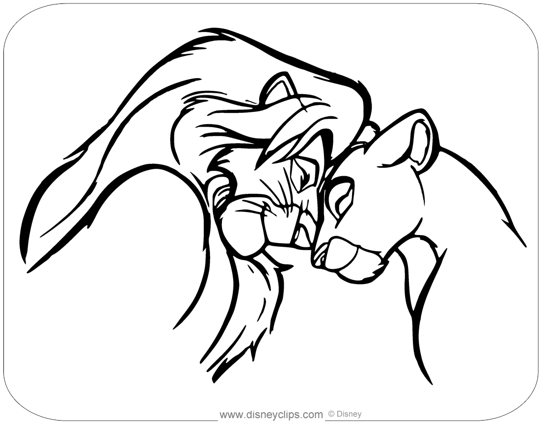 Printable Lion King Coloring Pages