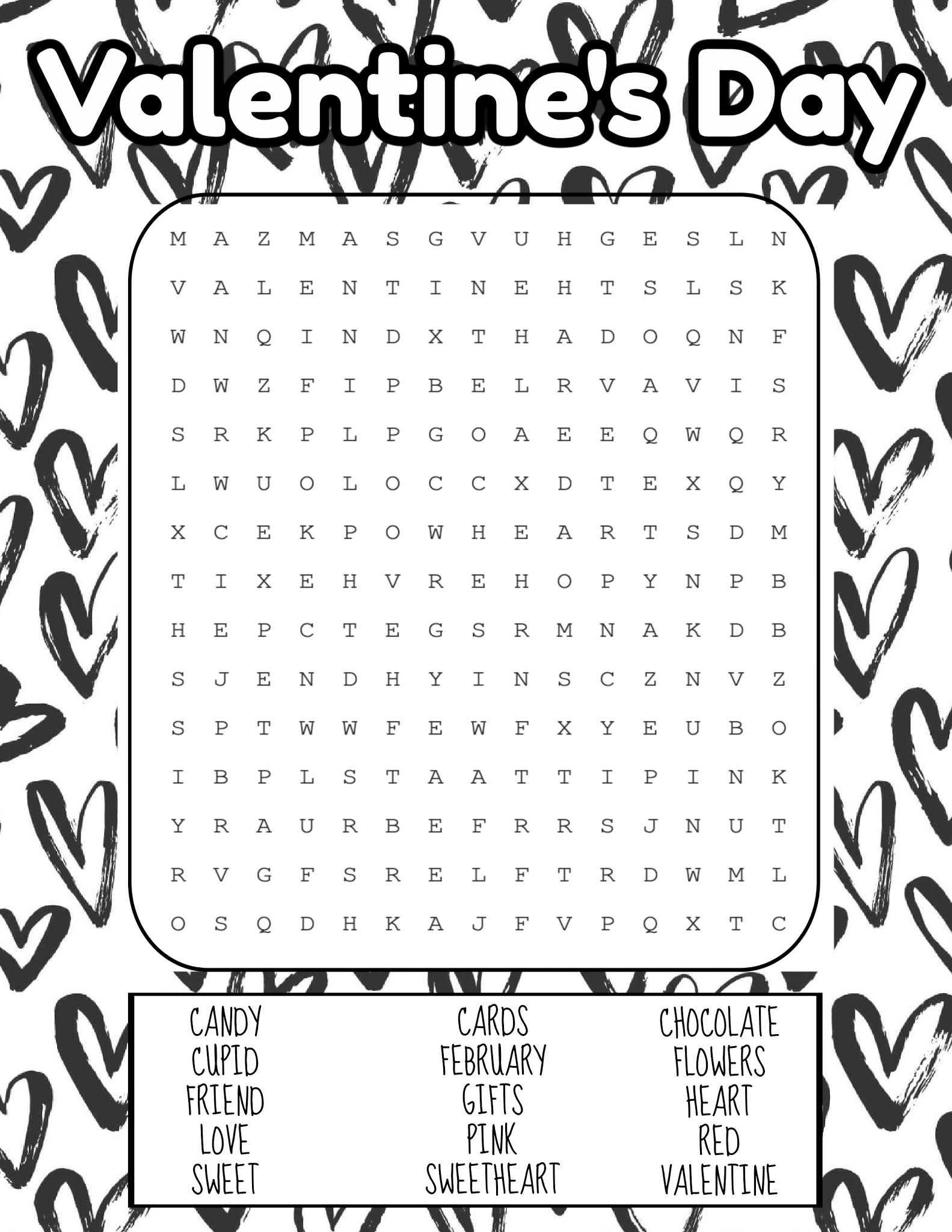 Free Printable Valentines Coloring Pages Pdf